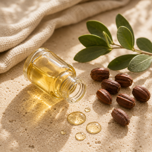 Cold-pressed jojoba oil